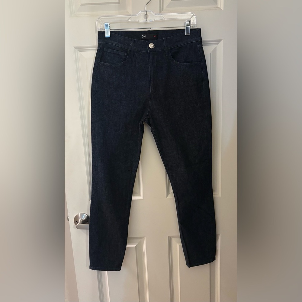 3x1 NYC High Rise Dark Wash MADE IN USA Skinny/Slim Jeans, Size 29